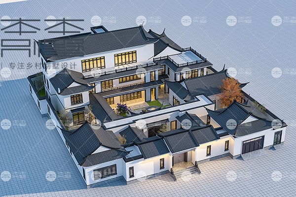 四合院設(shè)計(jì)湖南合院設(shè)計(jì)老北京四合院中式四合院中式合院設(shè)計(jì)